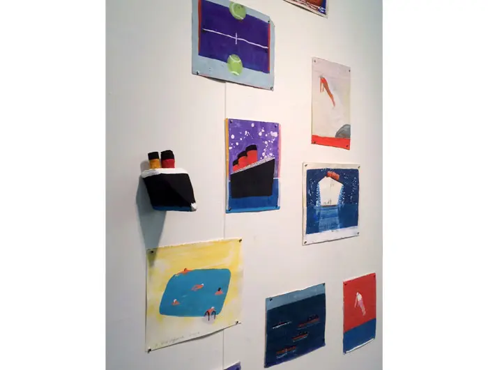 ​Katherine Bradford at Richard Levy, Albuquerque, Art on Paper