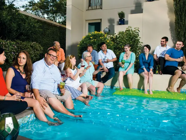 Houston's own Chris Shepherd, third from left, gets the Saveur treatment. (Saveur photograph by Drew Anthony Smith)