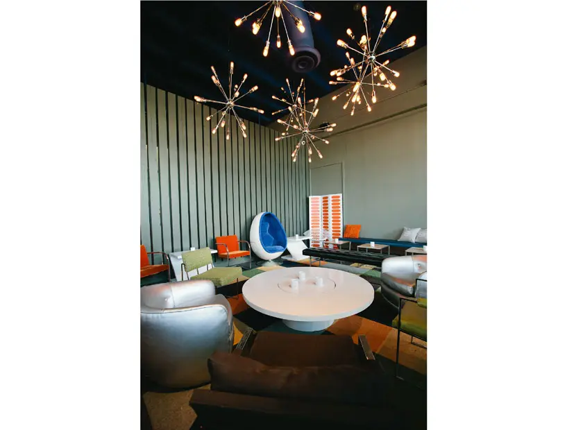 Kick up your feet in GAGE Lounge's mod bar area. 