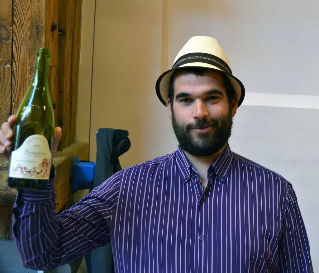 Sébastien Riffault loves Sancerre. (Photo courtesy billigtvin.com)