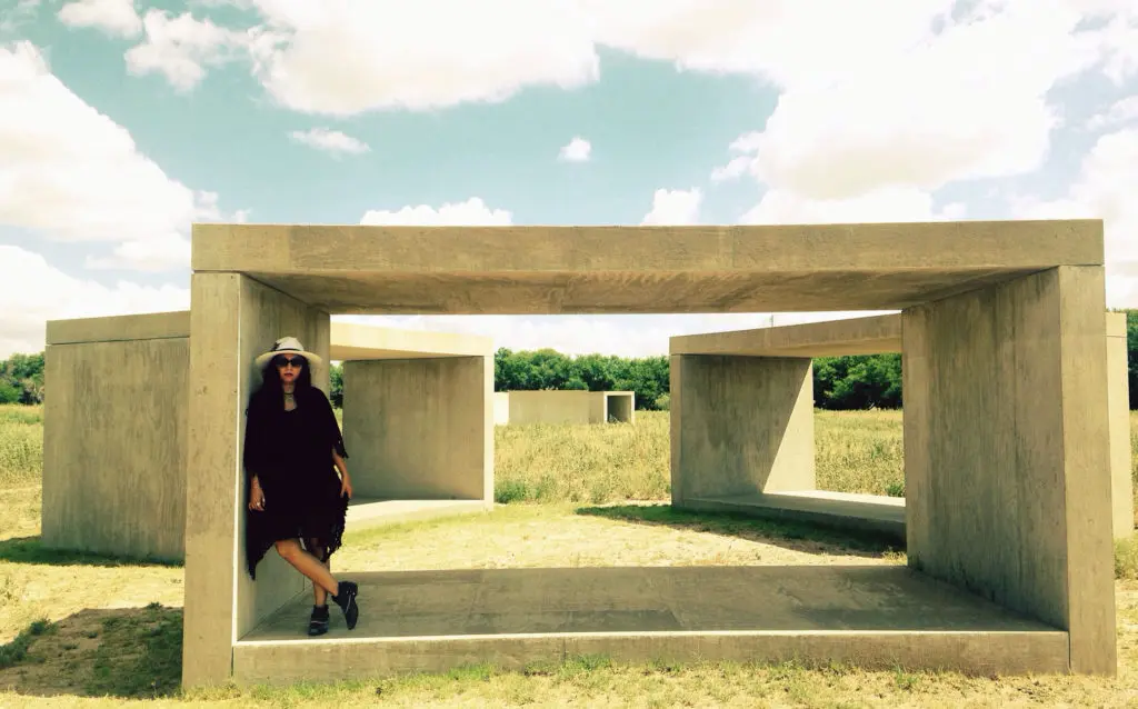 I was inspired by the muted colors at Chinati.