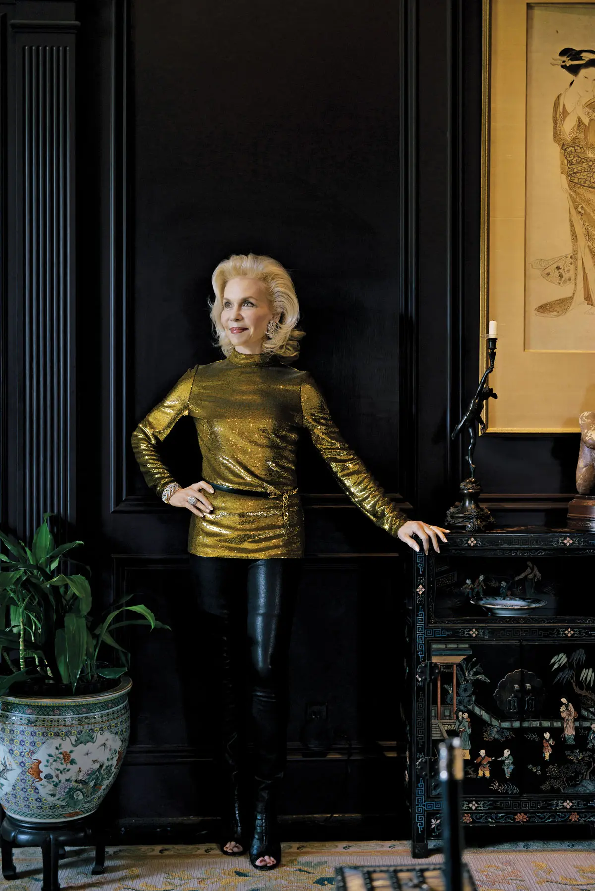 Lynn Wyatt by Max Burkhalter.