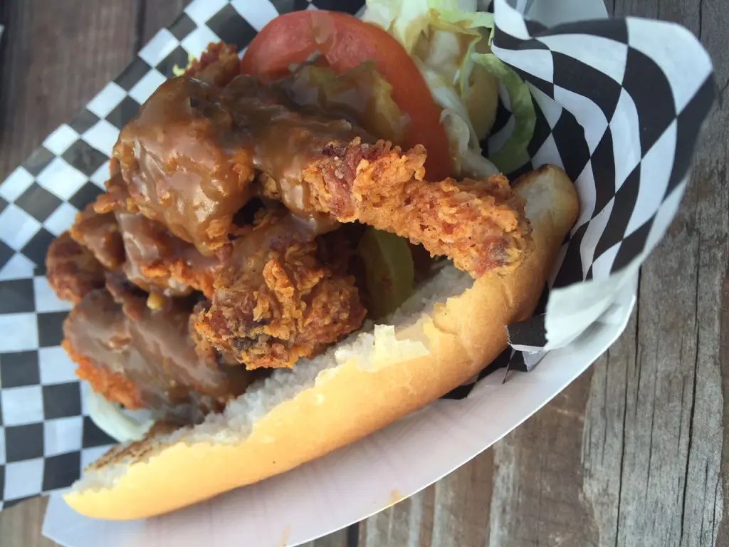 The smoked short rib po'boy is a great choice if you're looking for a heavier meal. (Photo courtesy Allie Danziger)