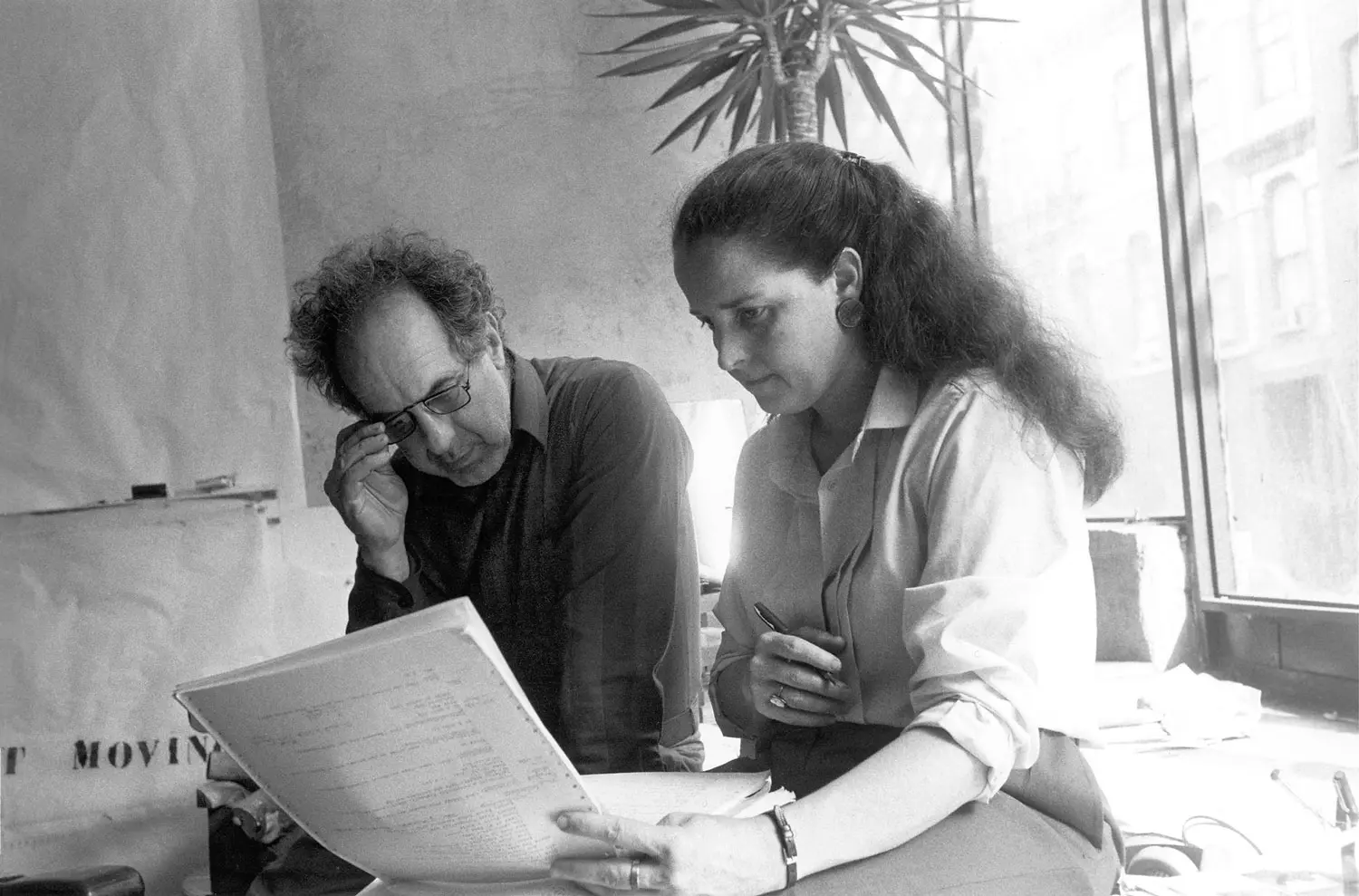 Philip Brookman’s Anne Tucker and Robert Frank, 1985. Courtesy the artist, MFAH Archives.