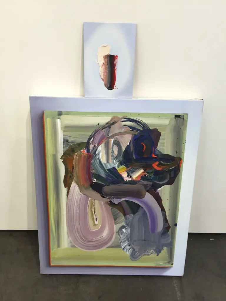 At Art Palace, an exquisite, and exquisitely collectible, Raychael Stine painting.