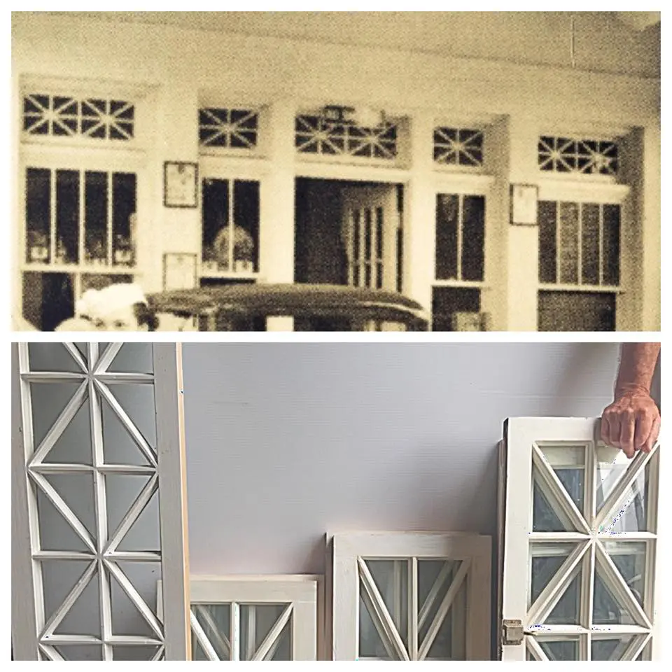 Thanks to the "SashGuy," Retrospect was able to restore the original upper windows within eight months.
(Photo courtesy of Retrospect Coffee Bar's Facebook page)
