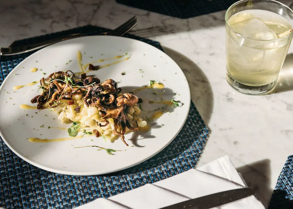 Charred octopus