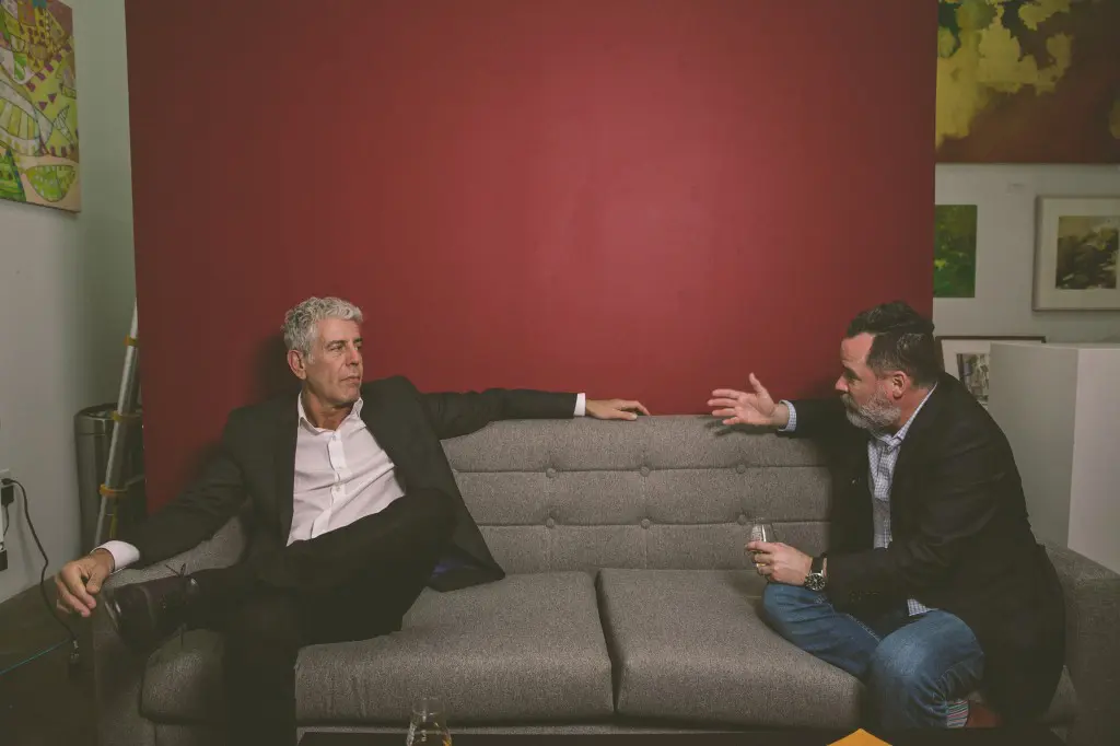 Anthony Bourdain is as passionate about food as anyone I've met.