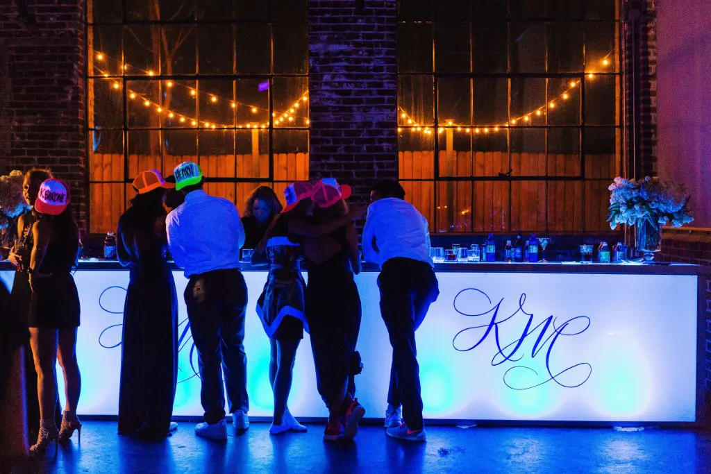 Matthew Stafford and Kelly Hall's wedding wasn't so stuffy that guests couldn't have fun.