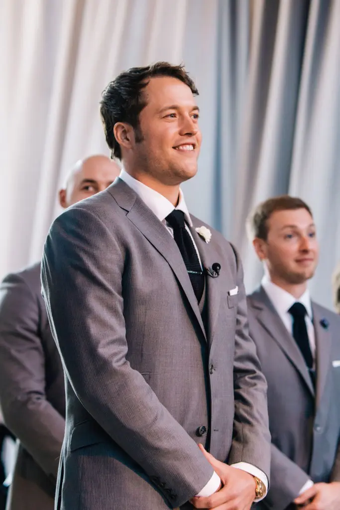 Matthew Stafford anticipates the big moment.