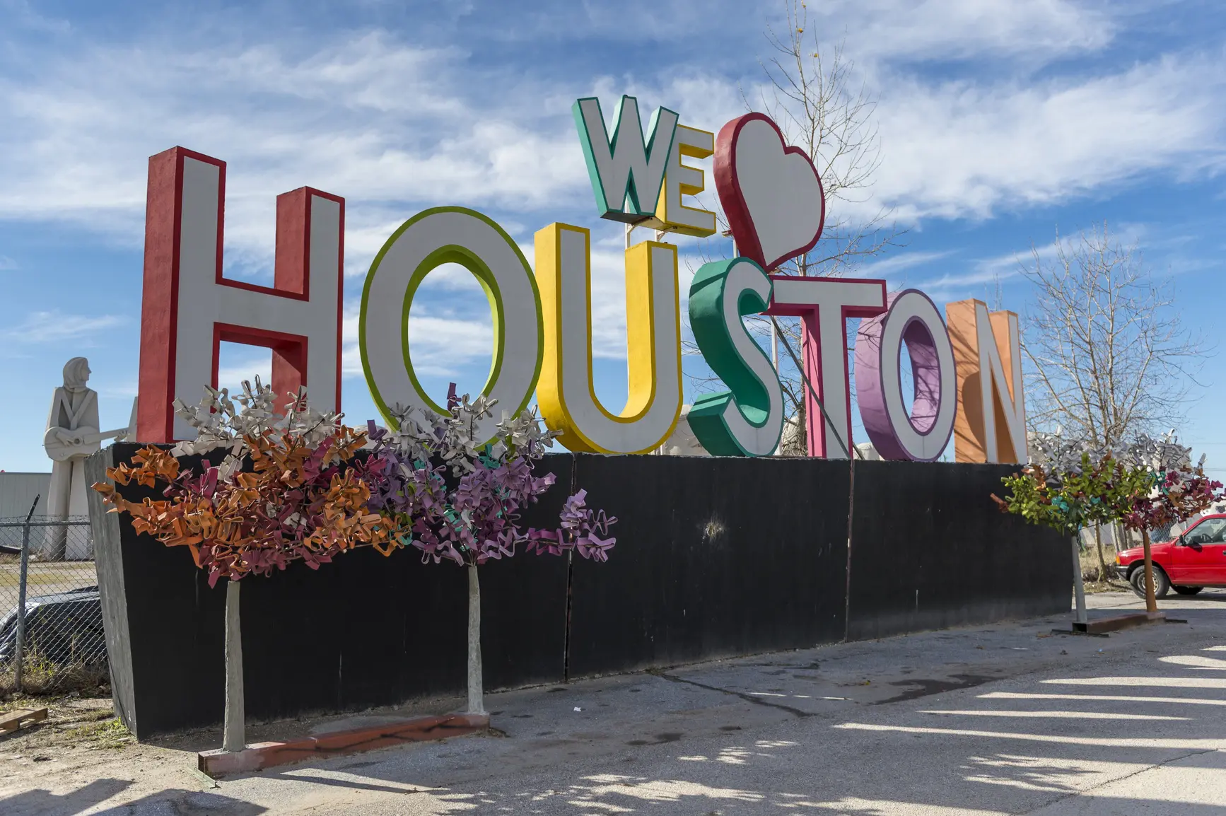 The "We Love Houston" sign gets love in Tilman Fertitta's new show.