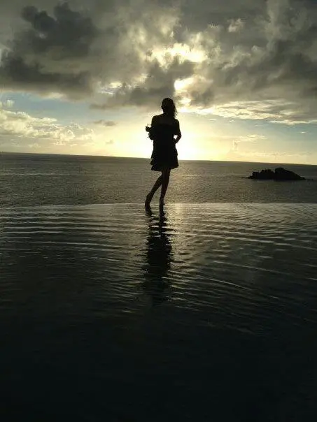 Steffi at sunset