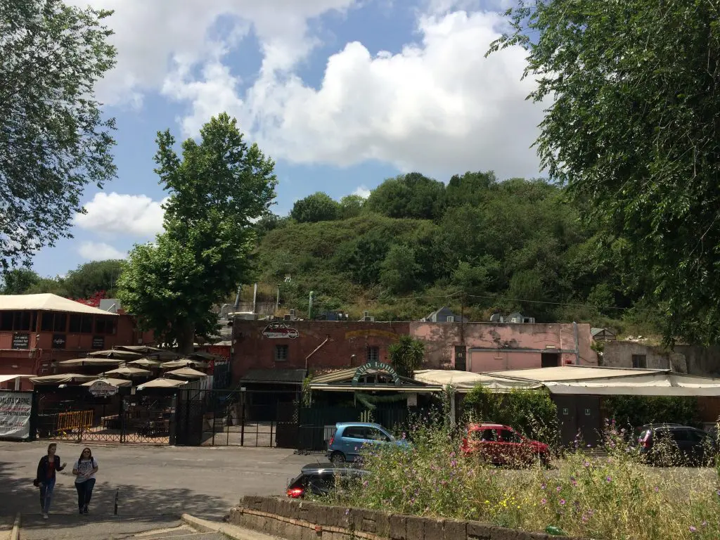  Monte Testaccio is actually one very big hill of crumbling pots.