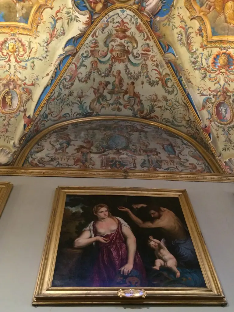 This ceiling caught my eye