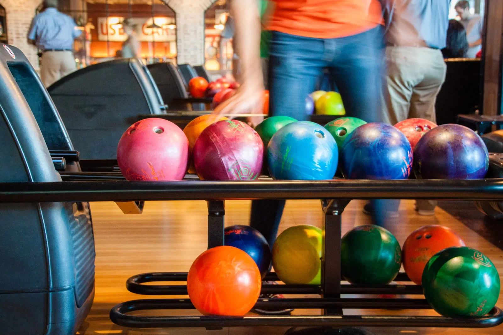 There's no shortage of color at the new Bowl & Barrel.