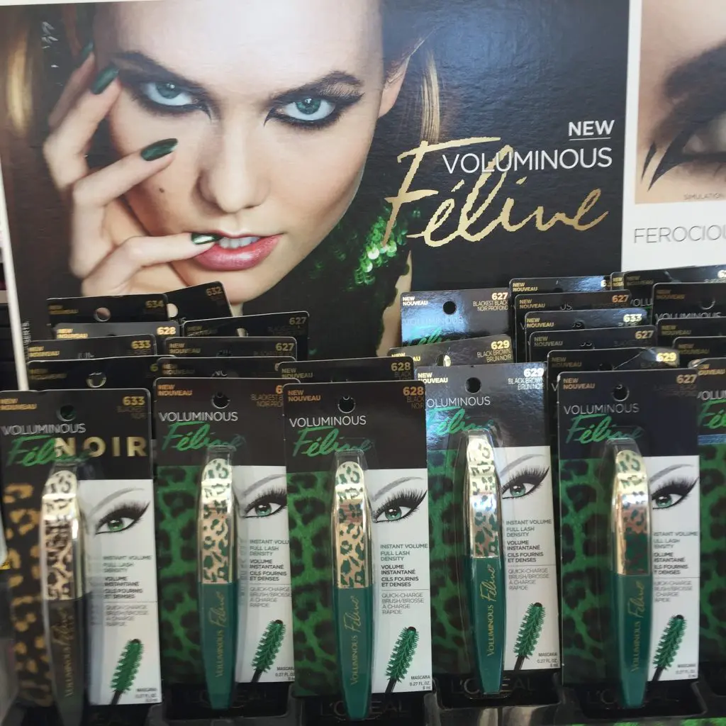 Spotted: L'Oréal's newest mascara, Voluminous Feline