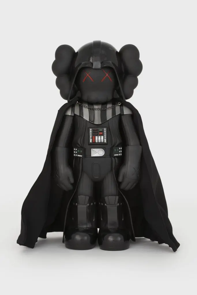 KAWS' "Darth Vader - Original Fake," 2007, vinyl, plastic, and cloth