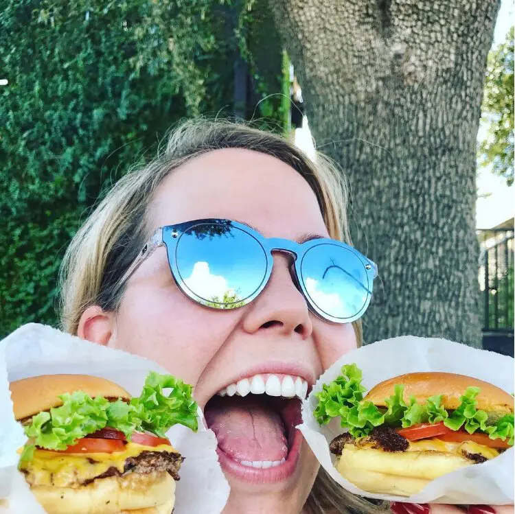 "Shake Shack finally comes to Houston! And @mark_rosati (aka the most enviable Instagrammer on Earth) was there too!" — @msalvie