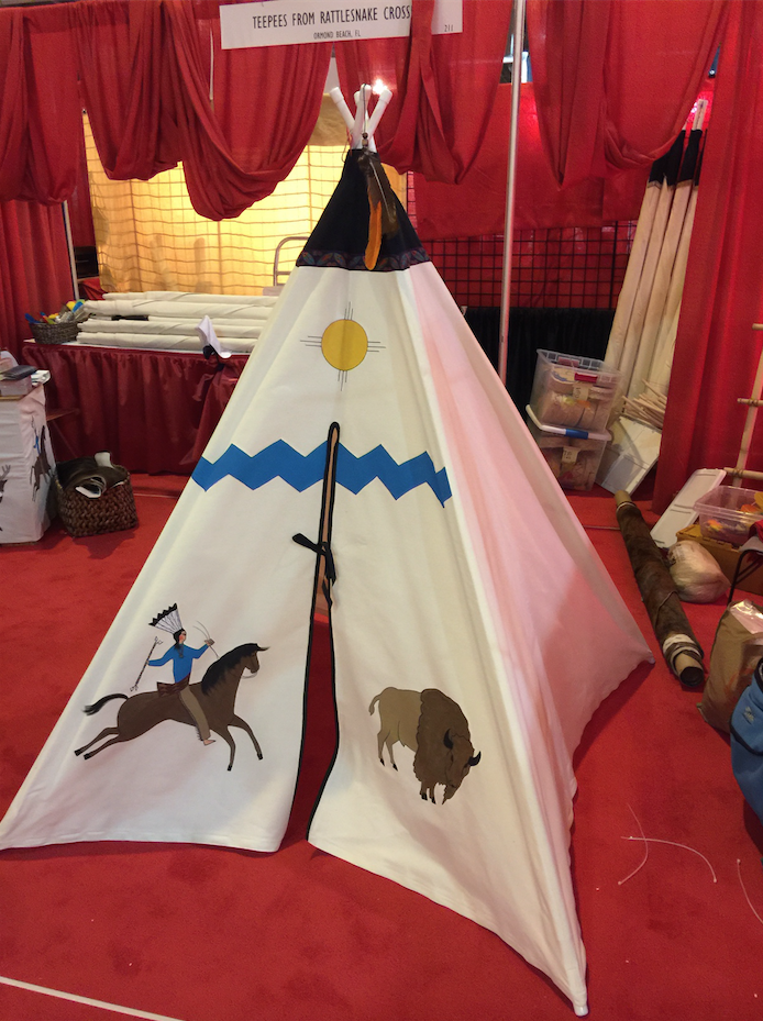Teepees from Rattlesnake Crossing 