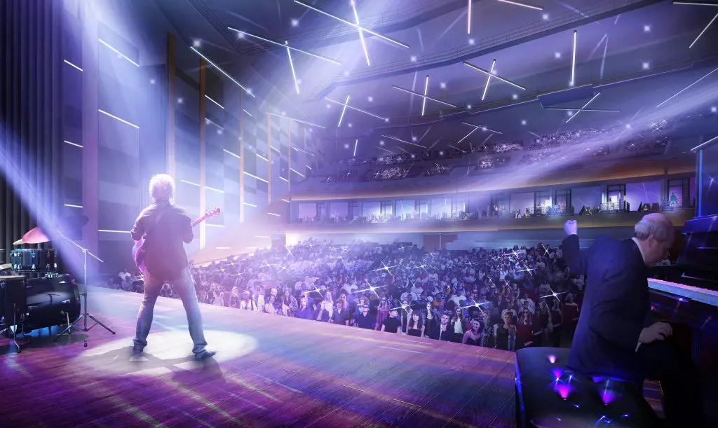 The stage of the Smart Financial Centre is state of the art.