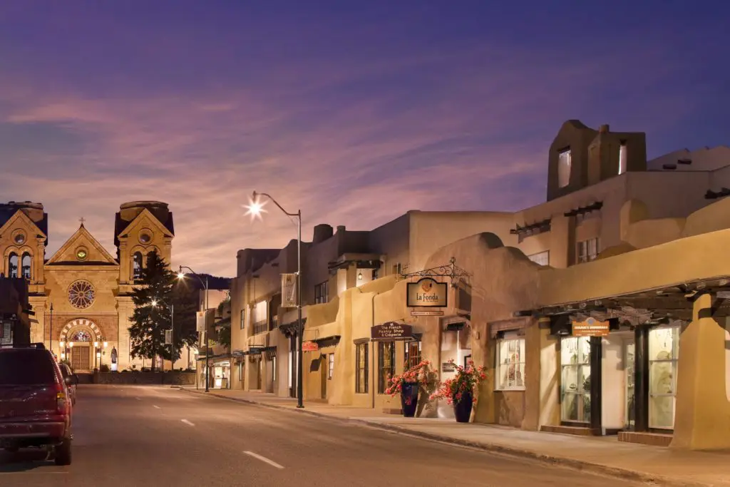 Santa Fe is a striking town worthy of a visit. (Photo courtesy of La Fonda at The Plaza.)