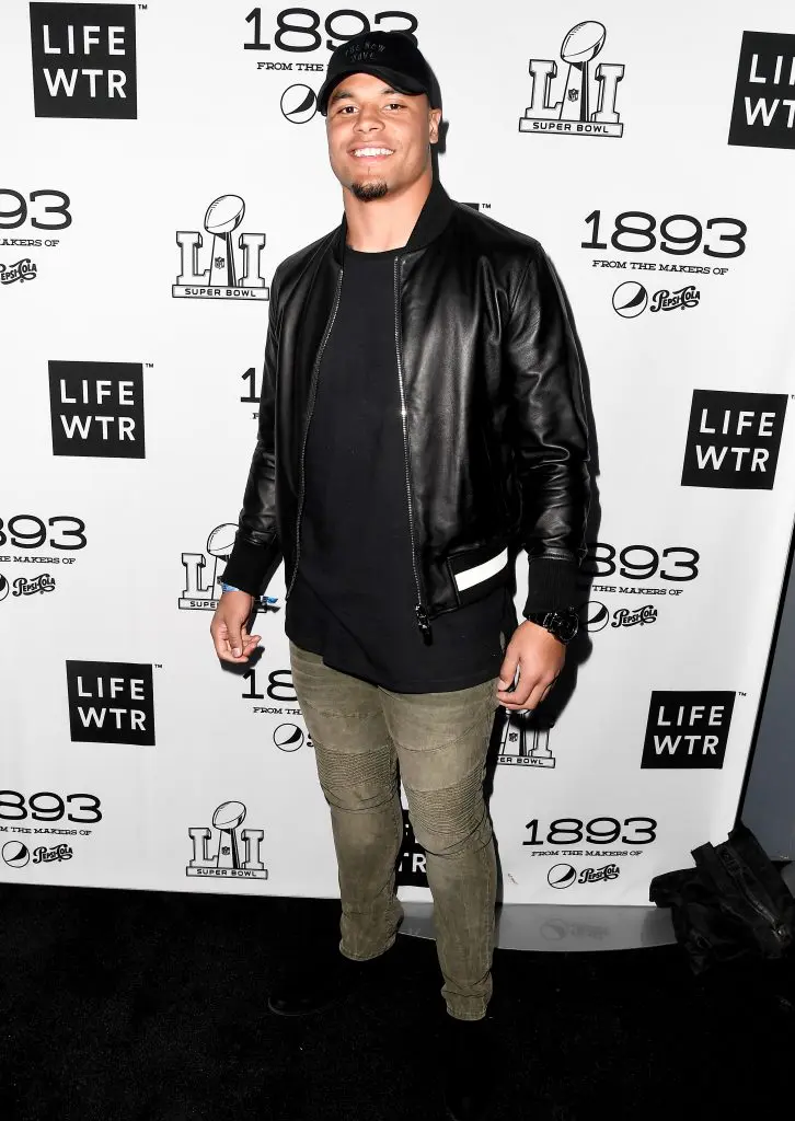 Dallas Cowboys quarterback Dak Prescott on the red carpet at Club Nomadic Friday, February 3. (Photo by Frazer Harrison/Getty Images)