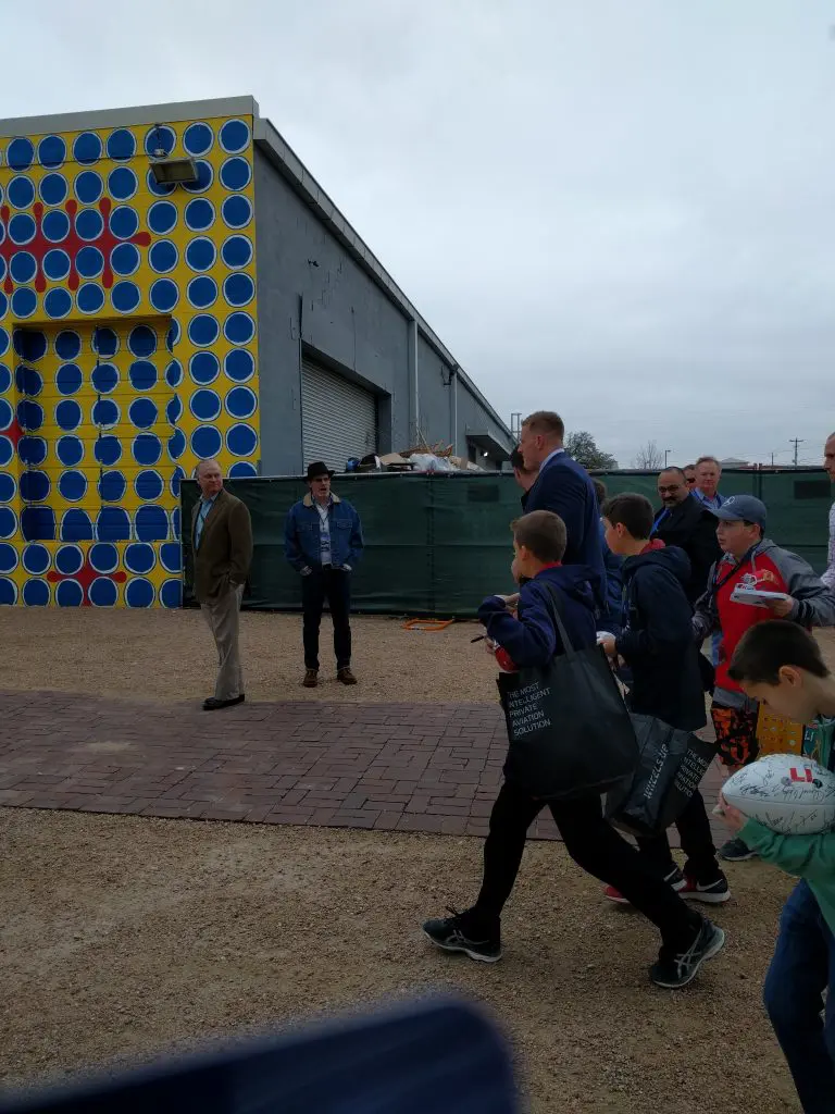 Everywhere J.J. Watt goes he draws a crowd. (Photo Matthew Ramirez)