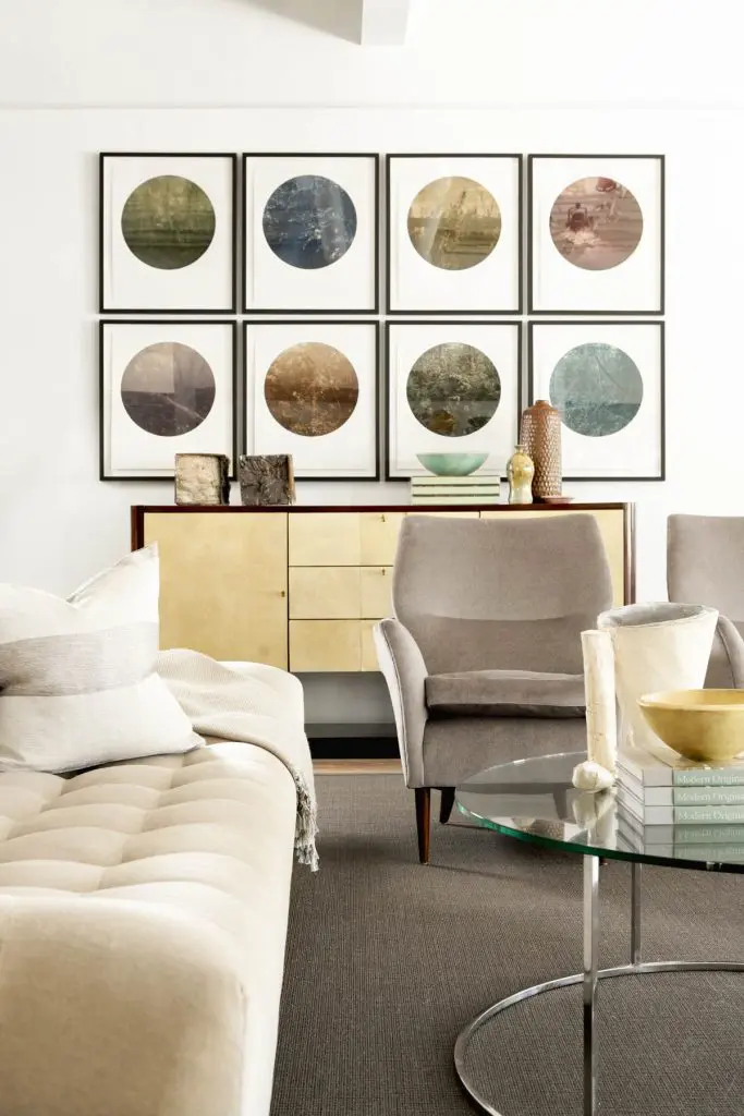 Room by Emily Summers. Artwork Ted Kincaid, from Talley Dunn Gallery.