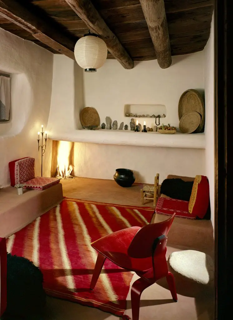 A room at Georgia O'Keeffe's home