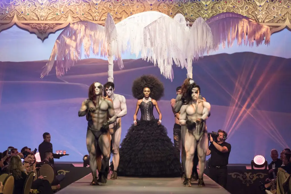 The fashion scenes were striking and original.