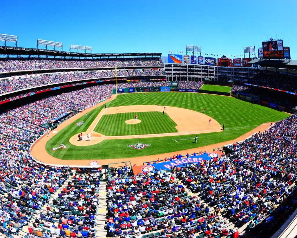 Globe Life Park in Arlington.