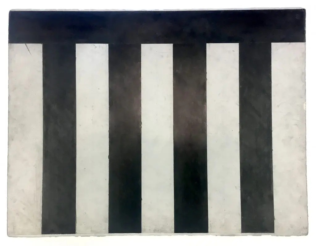 Brice Marden's "Post-and-Lintel Drawing 7," late 1970s to early 1980s/2016, set to be exhibited at Menil Drawing Institute during its big reveal, now scheduled for 2018. (Courtesy the artist. © 2017 Brice Marden / Artists Rights Society, New York.)