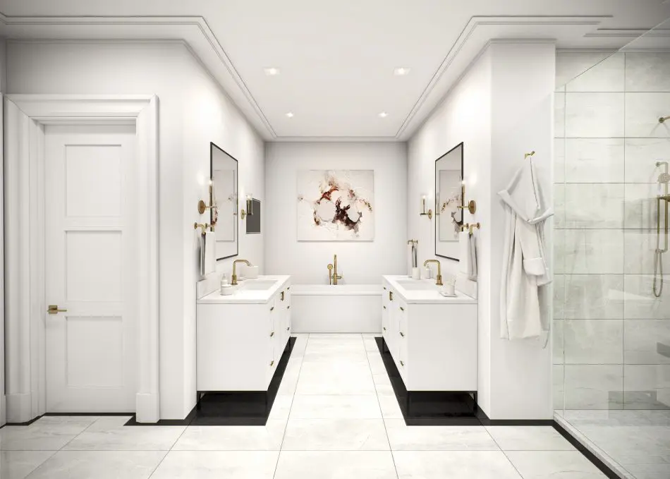 The Sophie knows bathrooms need to have a wow factor.