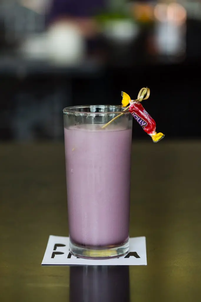 Have some fun at Pi Pizza with the purple Screwston daquiri. (Courtesy photo) 