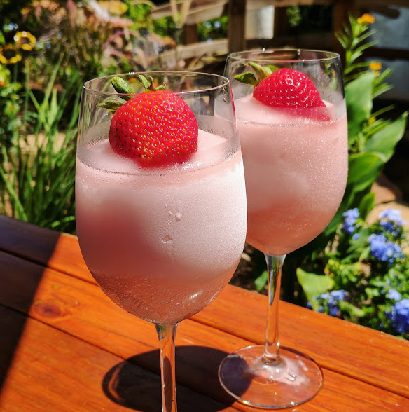 Relax in the biergarten at King's Bierhaus with a frosé. (Courtesy photo) 