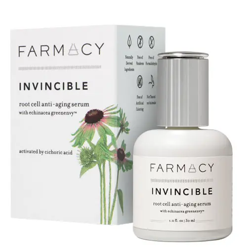 A Mark Veeder favorite —
 Farmacy's Invincible Root Cell Anti-Aging Serum 