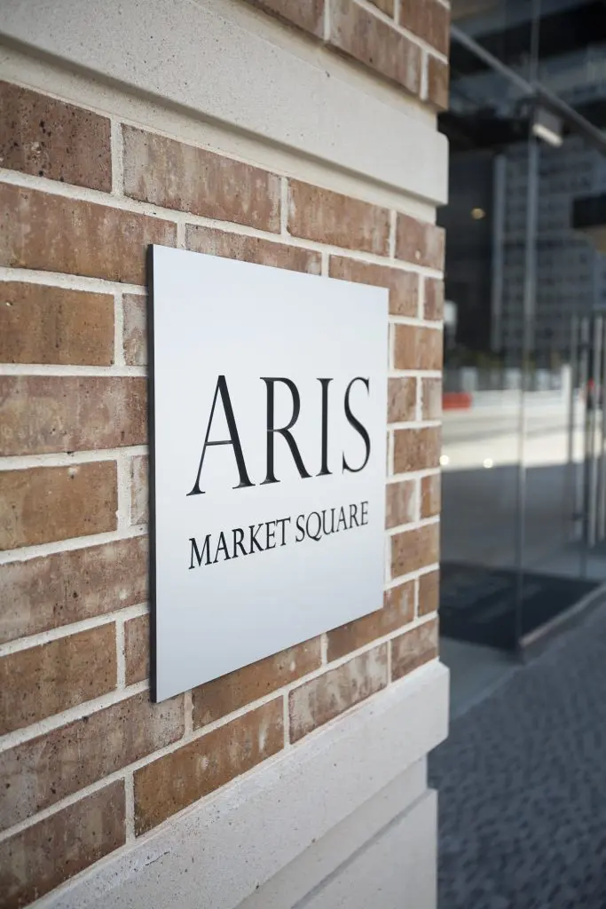 Aris Market Square is somehow new and old looking at the same time. (Photo by Jenny Antill.)