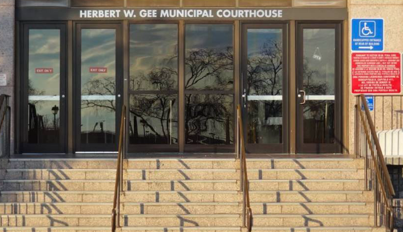 The Municipal Courts Building at 1400 Lubbock was evacuated. 