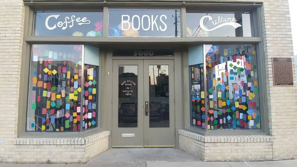 Deep Vellum Books has coffee, culture, and lots of indie books. 