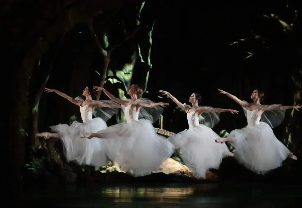 Artists of Houston Ballet as Wilis in Stanton Welch's 'Giselle' Photo by Amitava Sarkar (2019), Courtesy of Houston Ballet
