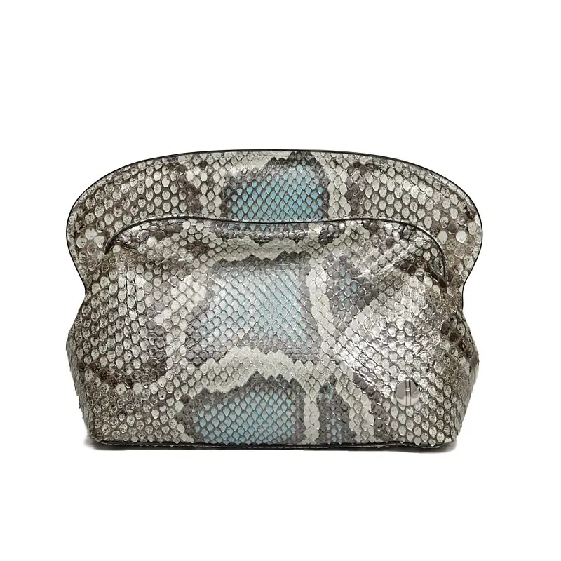 The Ballou clutch is named for the classic film, "Cat Ballou," starting Marin Hopper's godmother Jane Fonda. Pictured here: The Ballou python clutch. (Photo courtesy of Hayward)