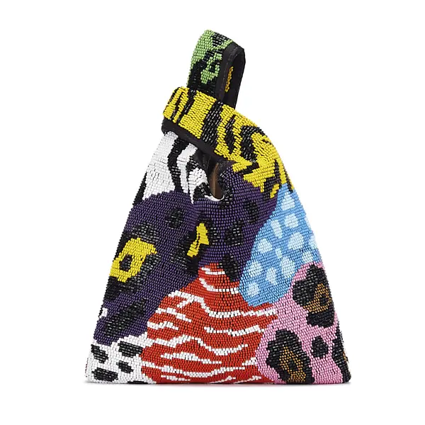 Hayward Mini Shopper handbag in beaded safari print. (Photo courtesy of Hayward)