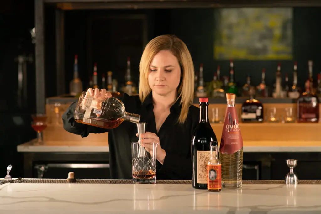 Bartender Braeden Knight