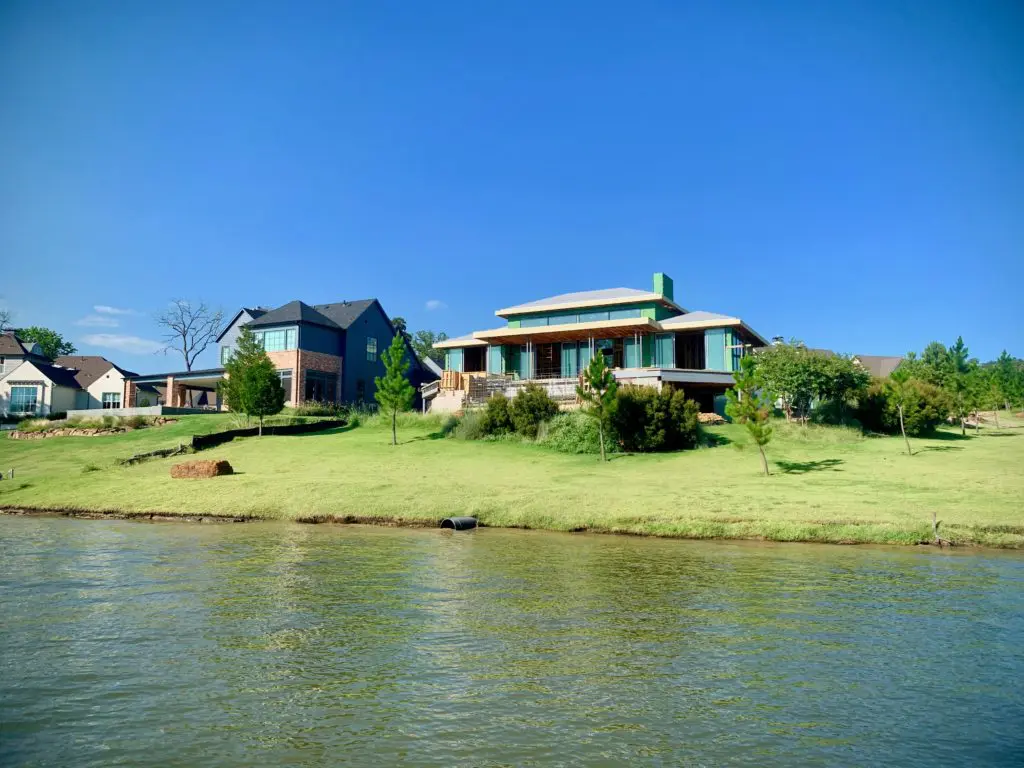 A view of Long Cove from Cedar Creek Lake.