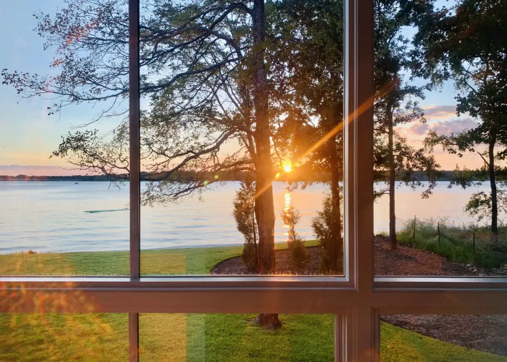 A Long Cove sunset.