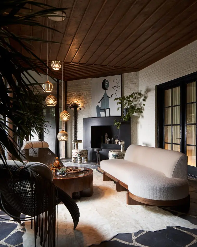 Tracy Hardenburg Transforms a Southern Porch Into a Spanish-Inspired Lounge for Kips Bay Decorators Show House Dallas