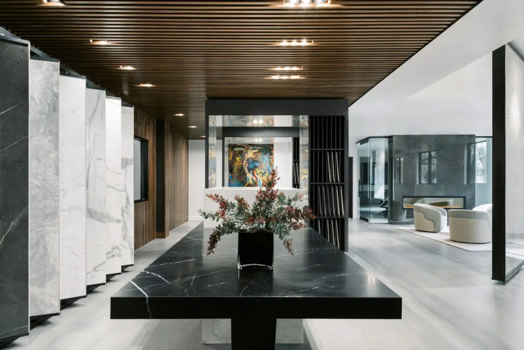 Winning Entry, Retail Design: Art Gallery, Boutique, Showroom Space, Salon, Spa: Contour Interior Design (photo by Eric Laignel) 