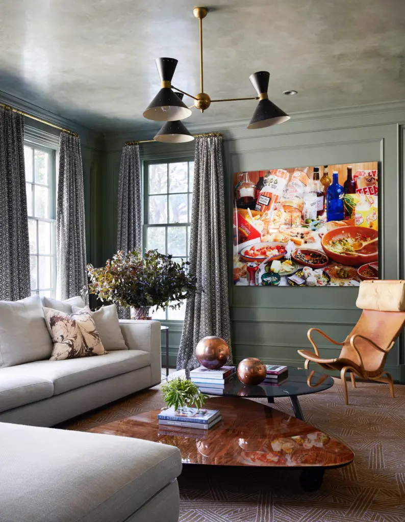 PaperCity 2020 Design Awards: Winning Entry, Singular Space - Living or Great Room, Entertainment, Recreation Room (TIE): Meg Lonergan Interiors (photo by Pär Bengtsson) 