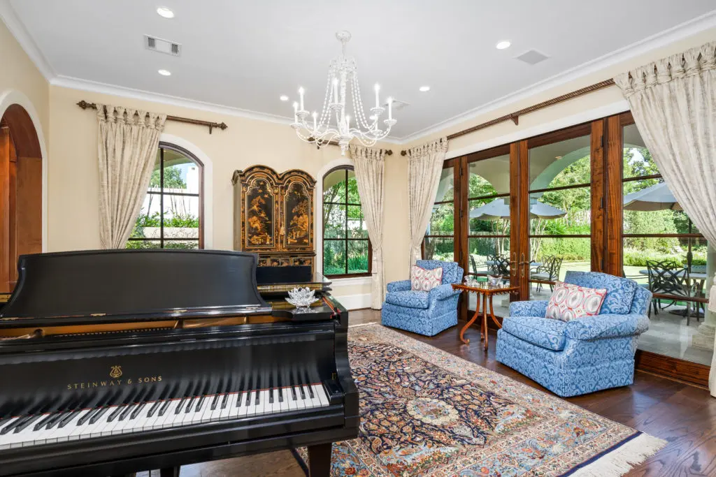 This Stunning Music Room Sets the Stage for an Entire $6.49 Million River Oaks Mansion — Inside the Mind of an Architect