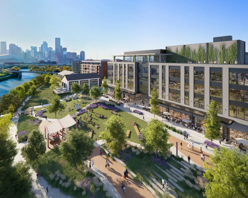 The Laura at East River is designed to take advantage of easy access to hike and bike trails along Buffalo Bayou and lots of green space.